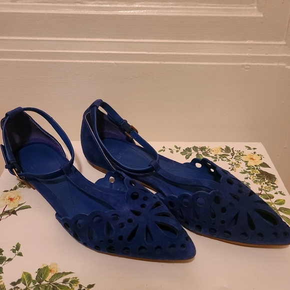 Isola Camillus T Strap Pointed Toe Flats Sz 6 - Picture 4 of 6